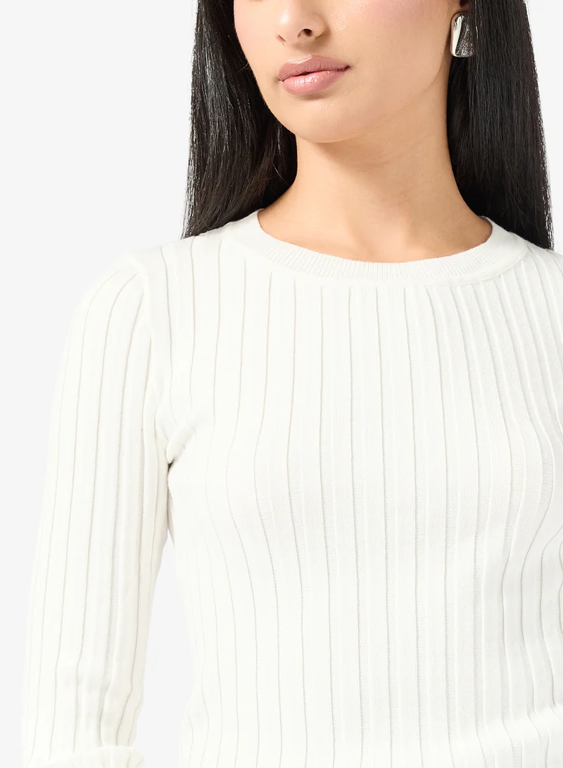 ELLA Knit Ribbed Top