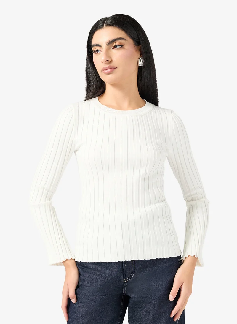 ELLA Knit Ribbed Top
