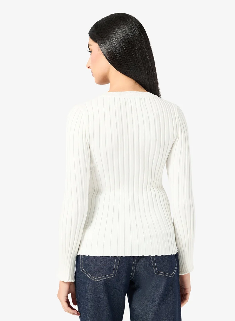 ELLA Knit Ribbed Top