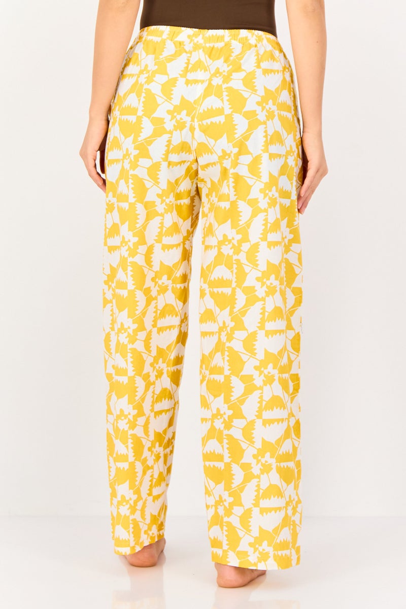 zivame Women Allover Print Drawstring Pyjama, Multicolor - Image 2