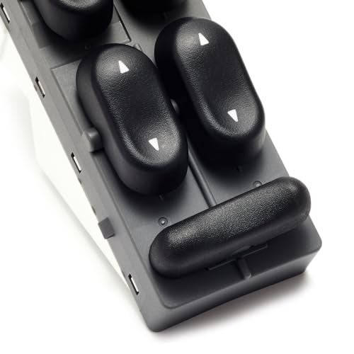 Lin Cin Yin Power Window Switch Driver Side for 1999-2001 Ford F250 F350 Super Duty Expedition Excursion Navigator,1996-1999 Taurus Mercury Sable,2002 Blackwood Front Left Master Window Control Button XL1Z14529BA - Image 2