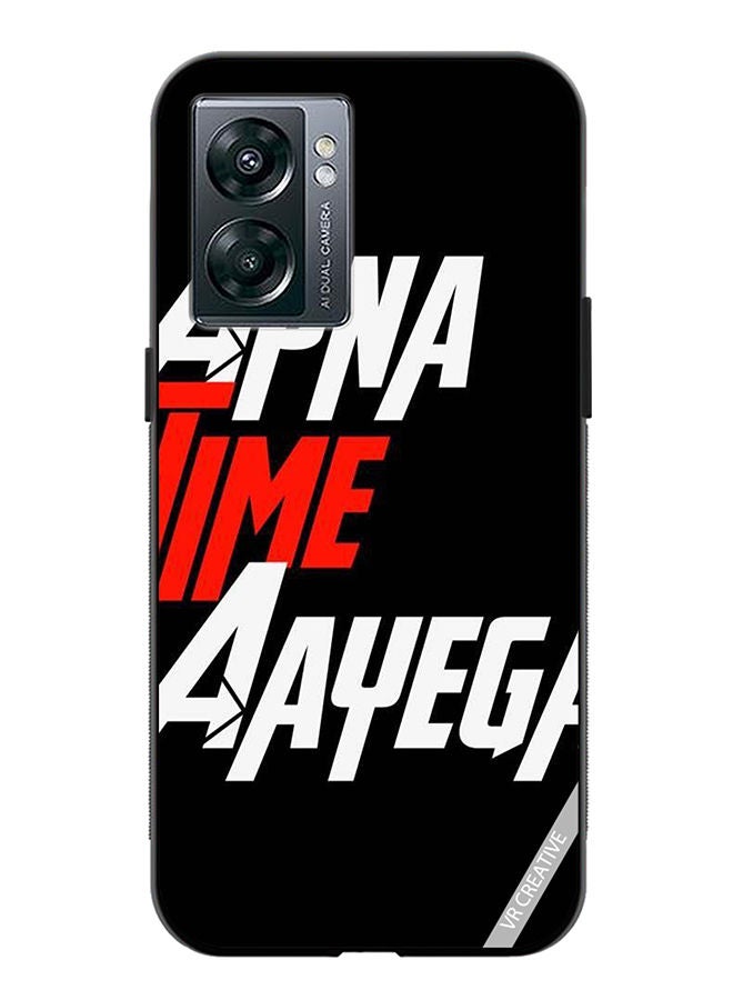 VR CREATIVE Protective Case Cover For OnePlus Nord N300 Apna Time Ayega Design Multicolour - Image 1