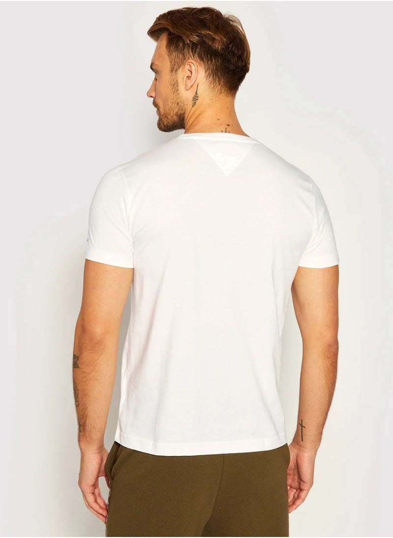 Tommy Hilfiger Sport - tommy hilfiger organic cotton crew neck t-shirt - Image 1