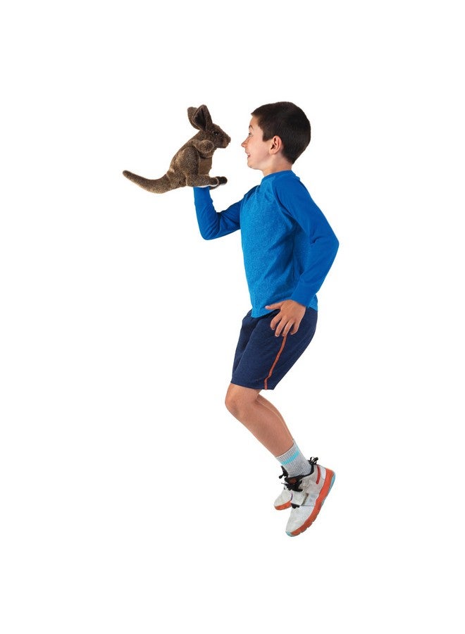 Folkmanis Small Kangaroo Hand Puppet, Brown; Tan, 1 EA - Image 4