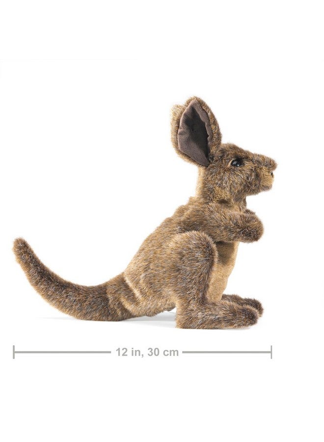 Folkmanis Small Kangaroo Hand Puppet, Brown; Tan, 1 EA - Image 3