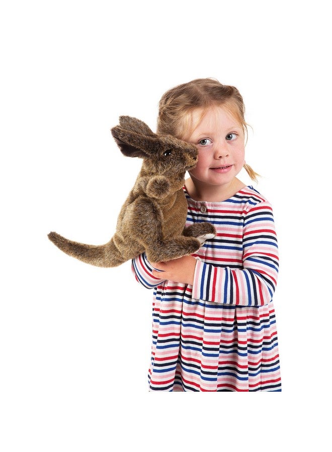 Folkmanis Small Kangaroo Hand Puppet, Brown; Tan, 1 EA - Image 2