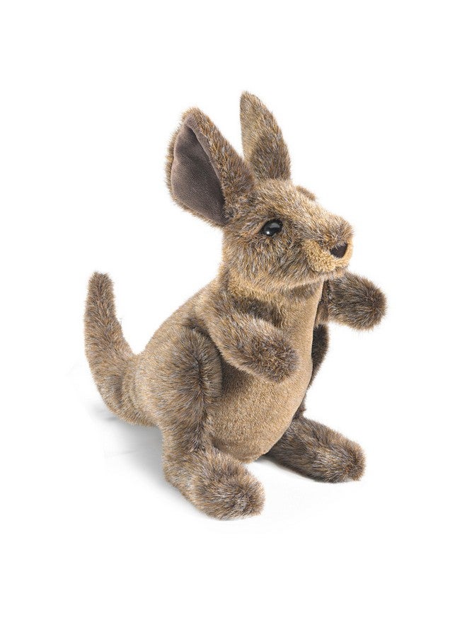 Folkmanis Small Kangaroo Hand Puppet, Brown; Tan, 1 EA - Image 1