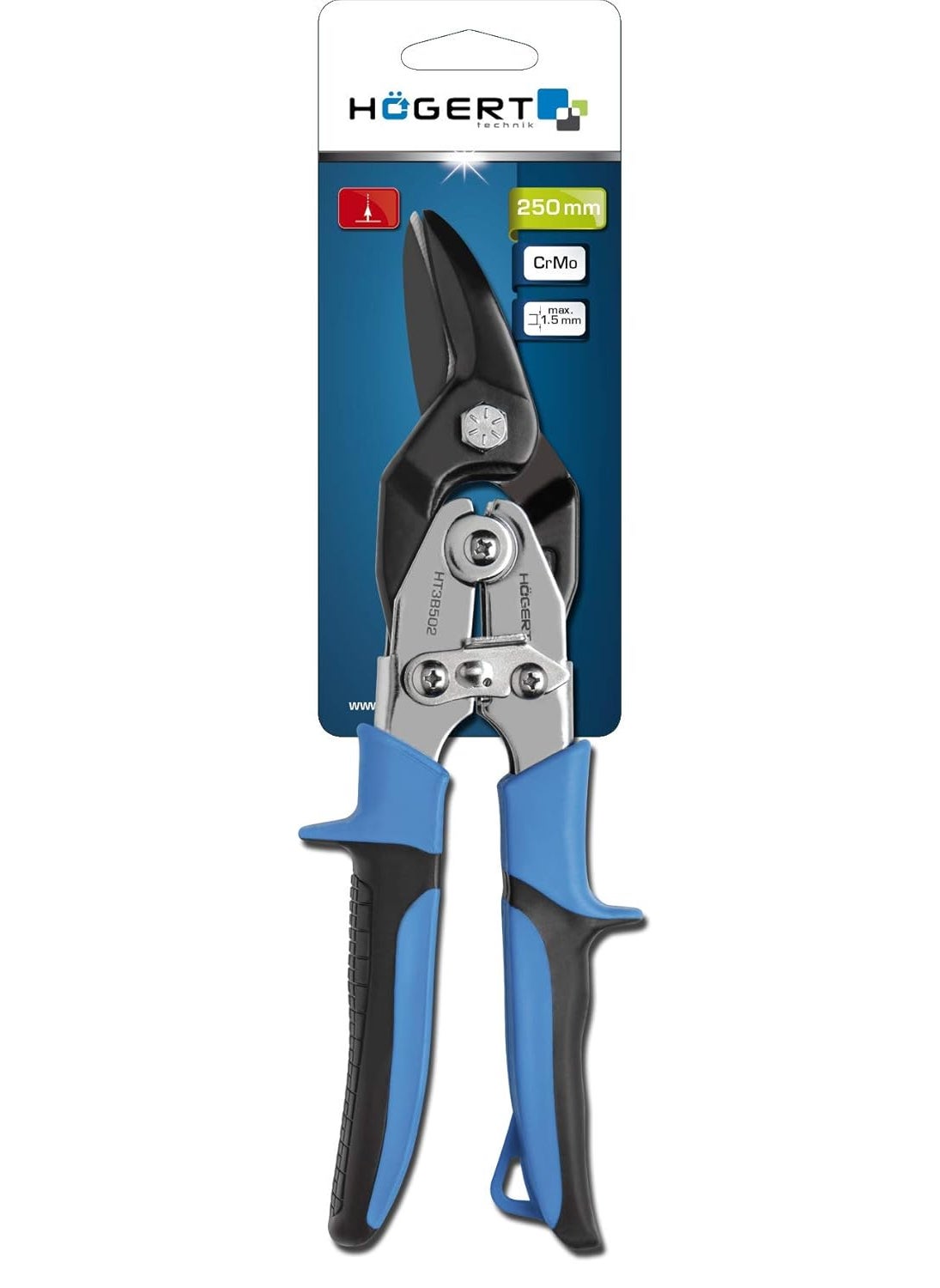 Högert Technik Hogert Technik Germany Tin snips 250 mm right cut  - Image 2