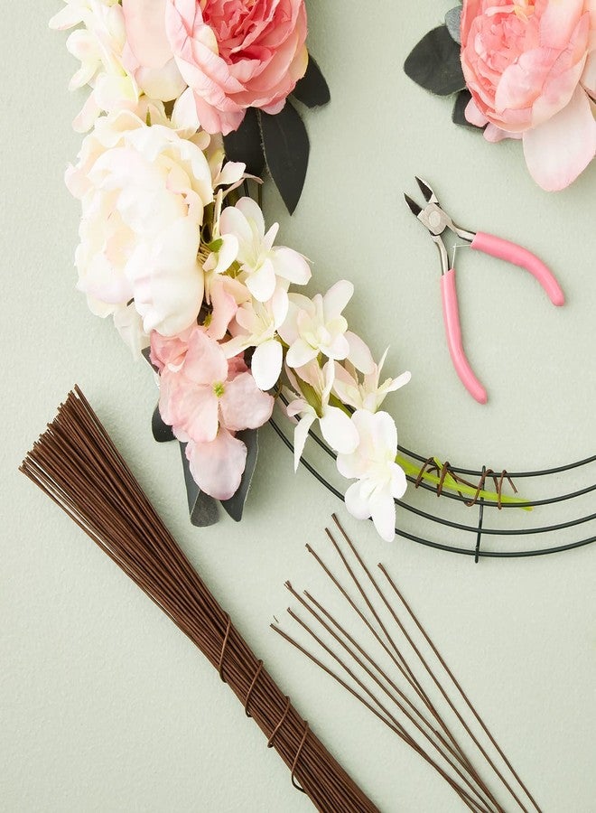 Bright Creations 240-Count Brown 18-Gauge Floral Wire Stems - 16-Inch Length - Craft Wire for Wreath Making & Flower Crowns - DIY Floral Arrangements - Image 4