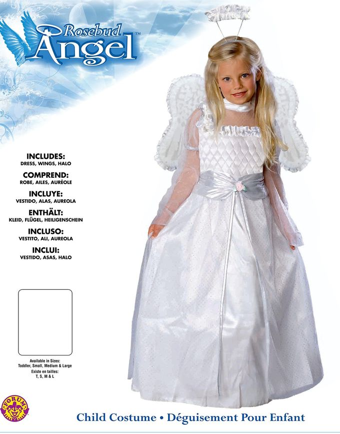 Rubies Rosebud Angel Costume for Kids, Girl's Small - Image 2