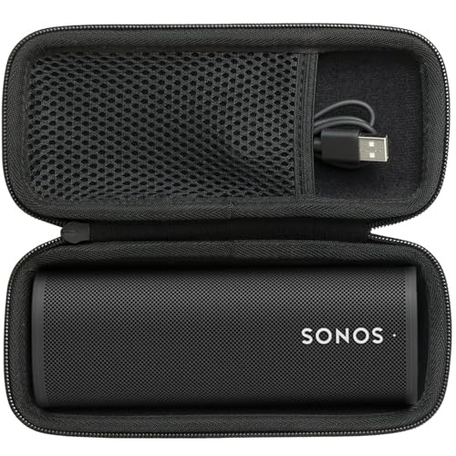 khanka Hard Travel Case Replacement for Sonos Roam 2 / Sonos Roam/Roam SL Portable Smart Bluetooth Speaker (Inside Black) - Image 1