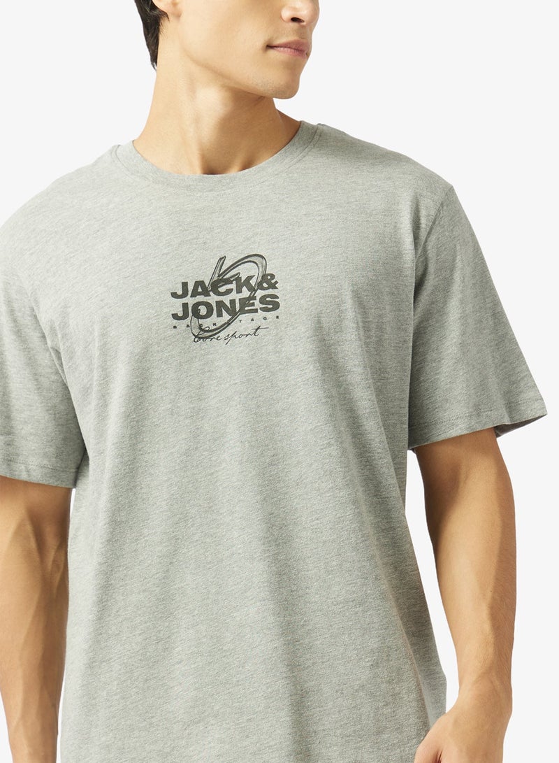 JACK & JONES Graphic Crew Neck T-Shirt - Image 3