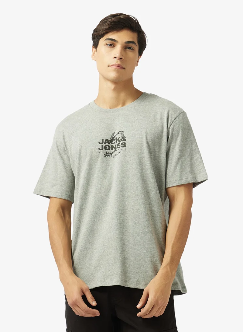 JACK & JONES Graphic Crew Neck T-Shirt
