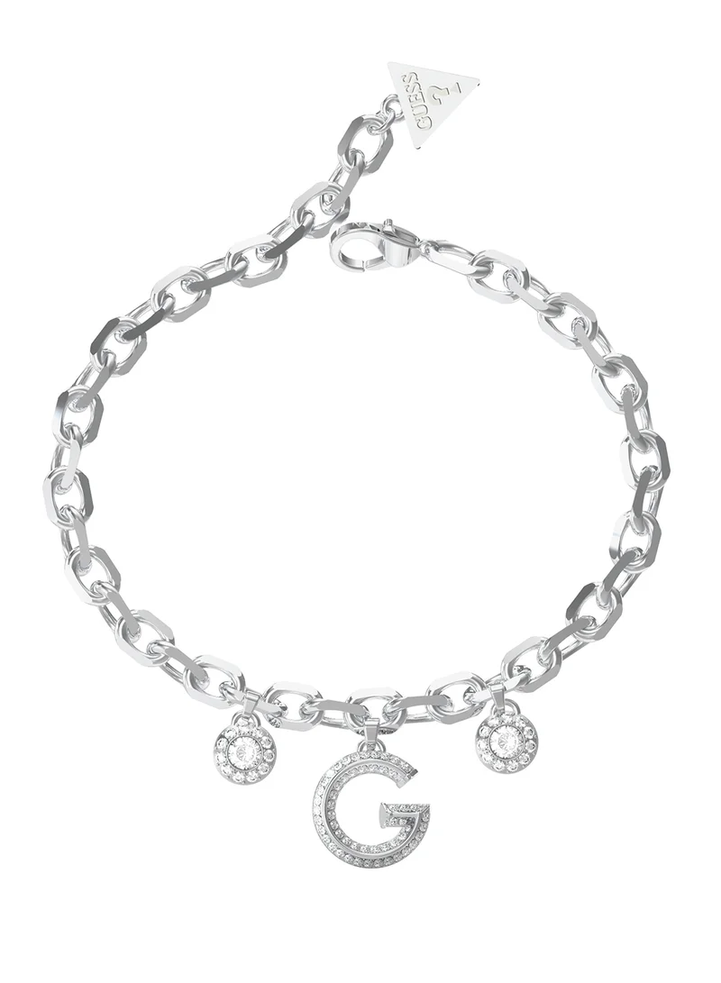 جس G Crystal Logo Bracelet