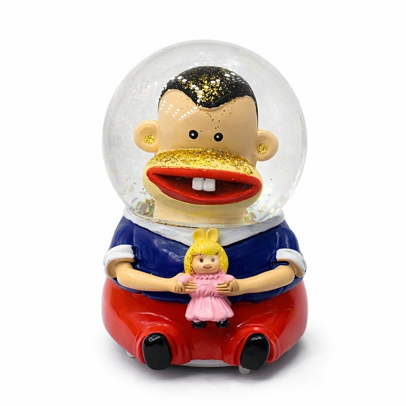 كره الثلج بوجي مع الأضواء و الموسيقي ازرق - 6339 - Image 1