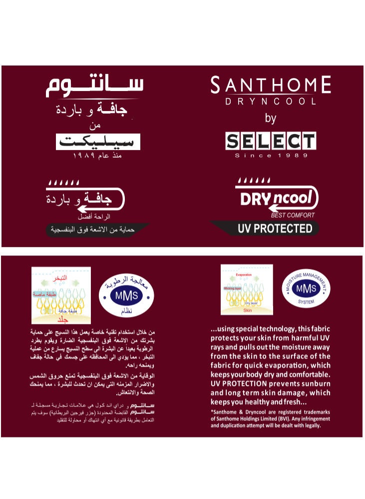 SANTHOME Basic DryNCool Cotton Polyester Blend Shirt - Image 2