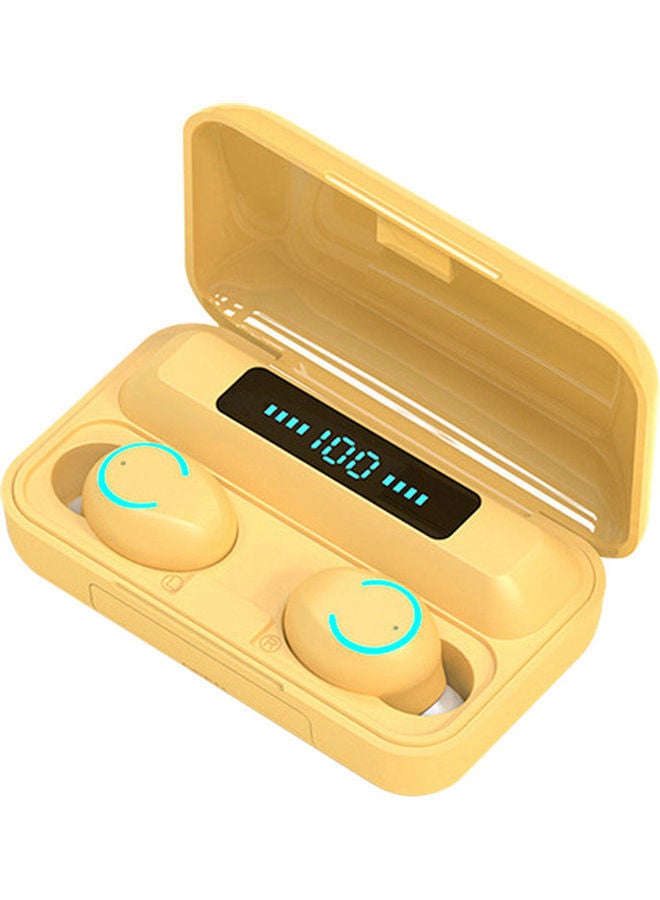 NIBEMINENT F9-9 Macaron Wireless Bluetooth Earbuds Yellow  - Image 1