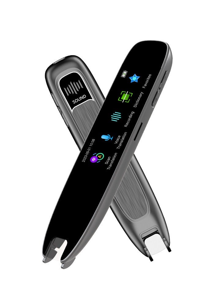 Translation Scanning Pen, Text to Speech Device for Dyslexia, Real-time Multifunctional Pen Scanner with LCD Touchscreen, Support 12 Languages Offline Scanning Translation - Image 1
