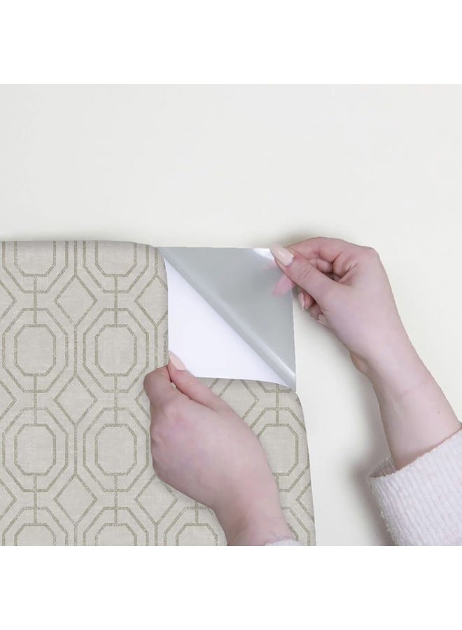 Transform Geo Natural Peel and Stick Wallpaper - Image 3