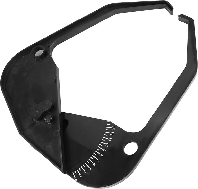 Car Wheel Balancer Caliper, ABS Plastic Rim Width Measuring Tool, Tire Scale Black - Durable Construction, Easy Read Scale, Portable for Automotive Repair - Image 5