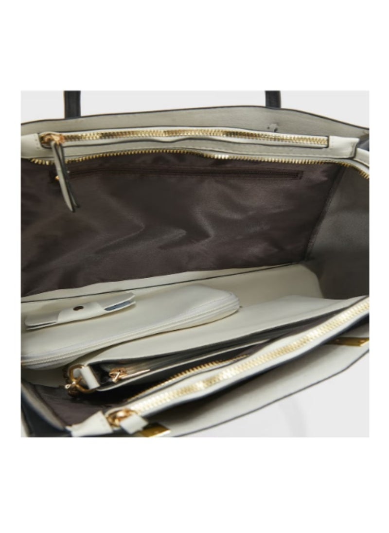 ELLA - 4 Piece Tote Handbag Luggage Set - Image 1