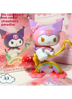 Generic Sanrio Sweet Strawberry Paradise Blind Box Kulomi Gui Dog Melody Hand Doll Desktop Decoration Gift-Color:Sweet Strawberry--strawberry Cloud Pudding Dog-Specifications:Sweet Strawberry Paradise Series - About 9cm  - Image 3