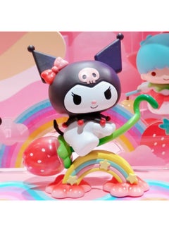 Generic Sanrio Sweet Strawberry Paradise Blind Box Kulomi Gui Dog Melody Hand Doll Desktop Decoration Gift-Color:Sweet Strawberry--strawberry Cloud Pudding Dog-Specifications:Sweet Strawberry Paradise Series - About 9cm  - Image 5