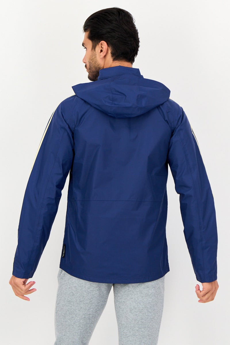 Adidas Men Sportswear Fit Sverige Football Jacket, Navy - Image 3