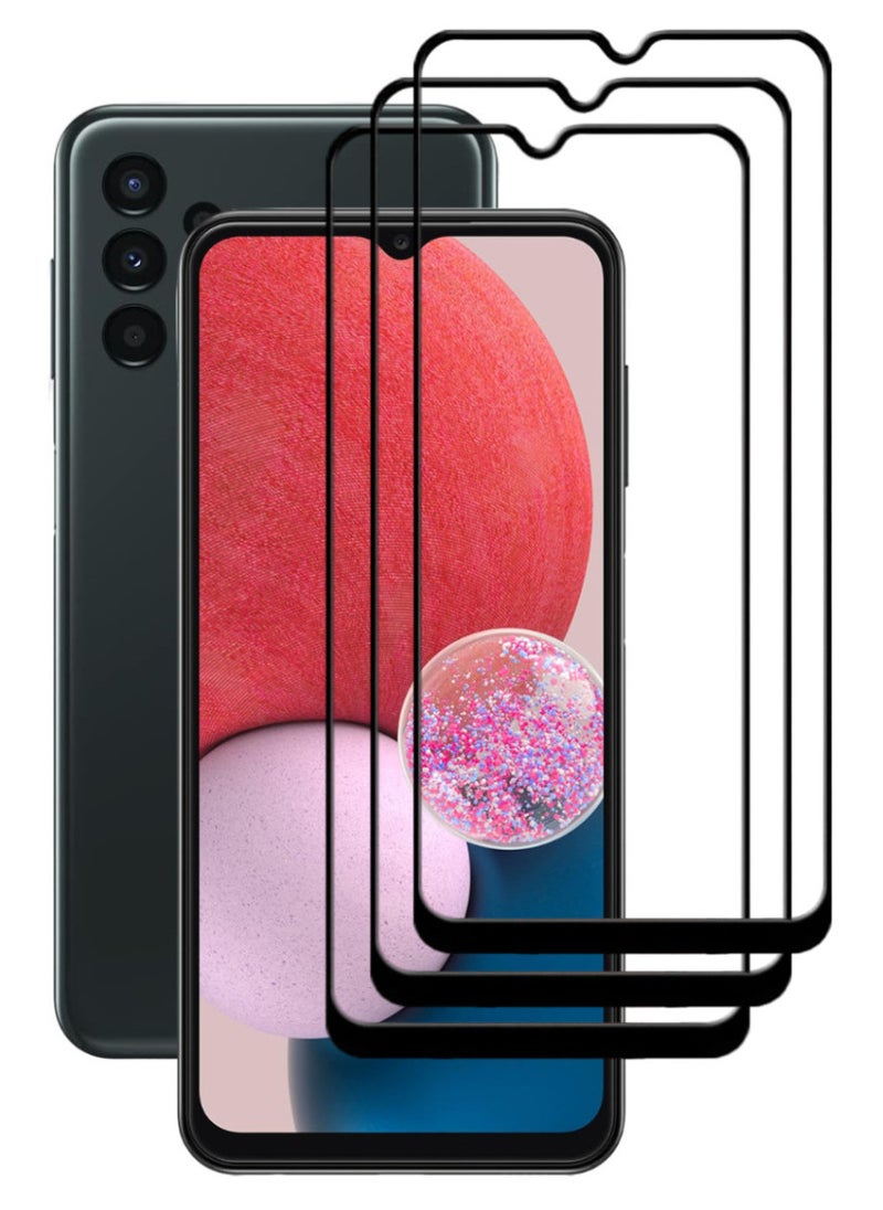 ACLIX 3 Pieces Antistatic ESD Dustproof Premium Quality High Definition Tempered Glass Screen Protector Designed For Samsung Galaxy A13 - Image 1