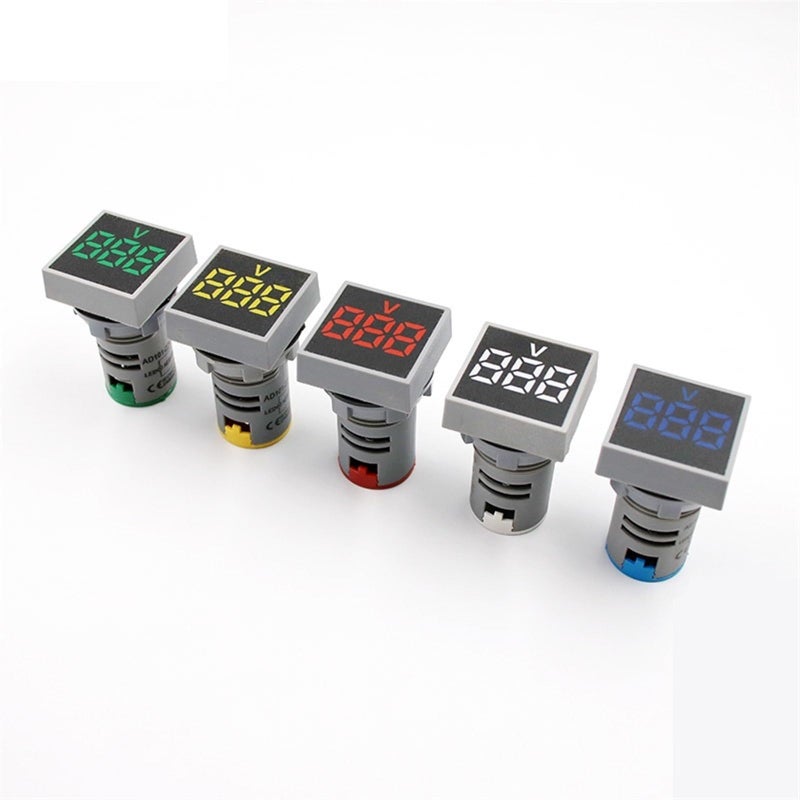 Digital LED Voltmeter Ammeter AC20 500V 0 100A Voltage Current Gauge Red - Image 4