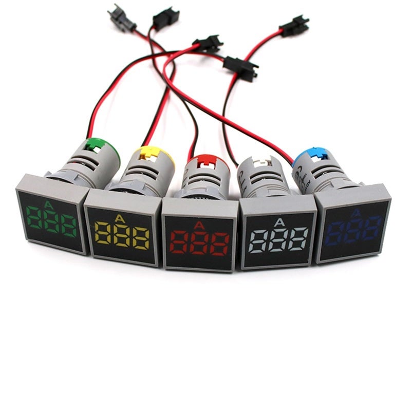 Digital LED Voltmeter Ammeter AC20 500V 0 100A Voltage Current Gauge Red - Image 3