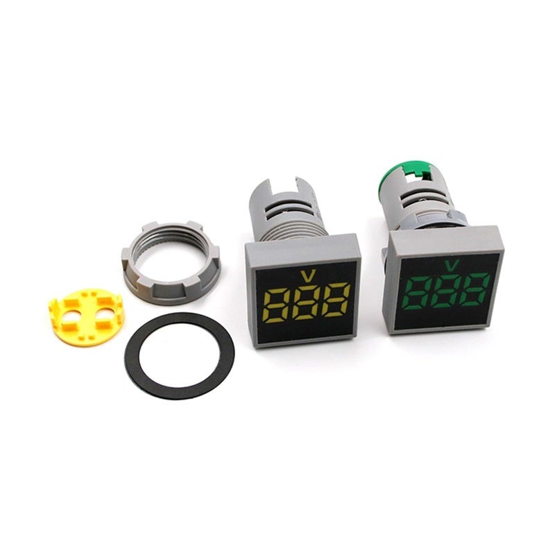 Digital LED Voltmeter Ammeter AC20 500V 0 100A Voltage Current Gauge Red - Image 5