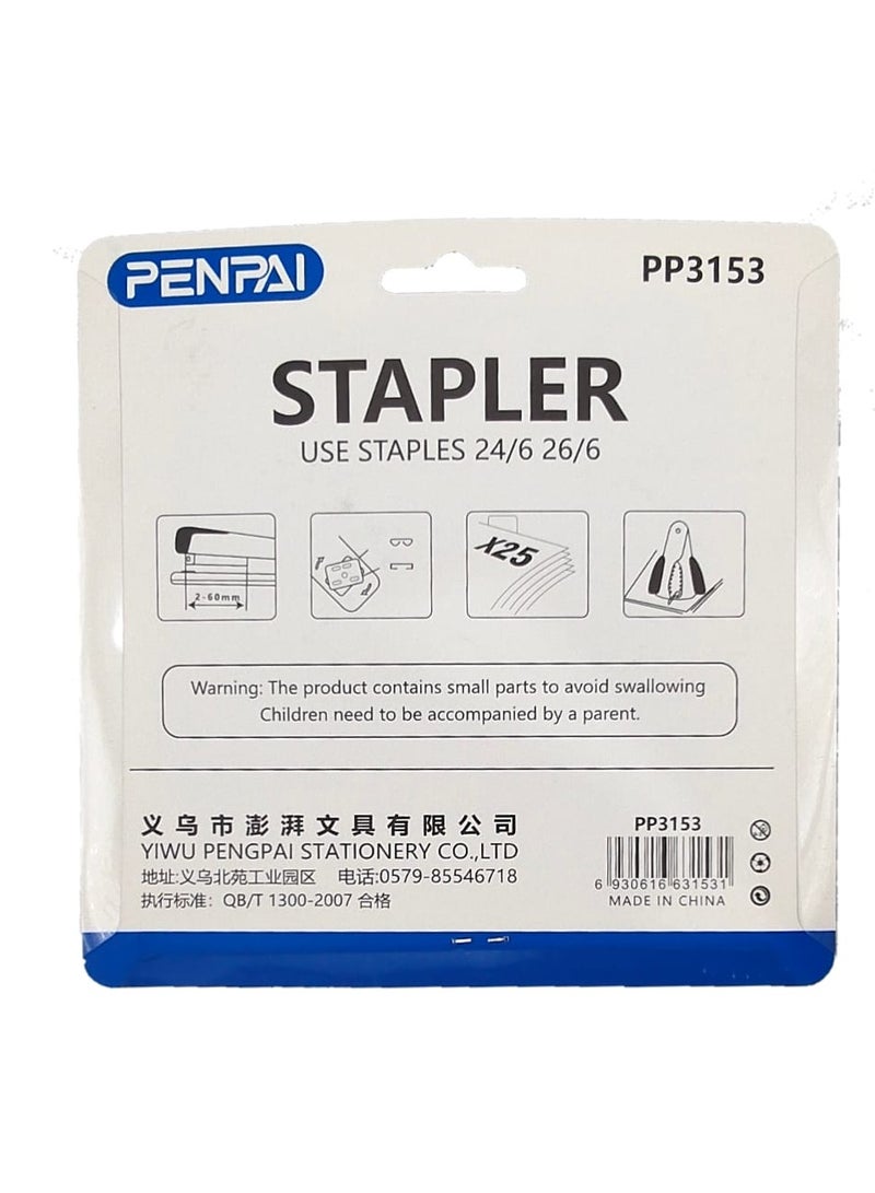 Phindbooks Penpai Stapler Set with 24/6 and 26/6 Staples, Metal Construction, Green and White - Image 5