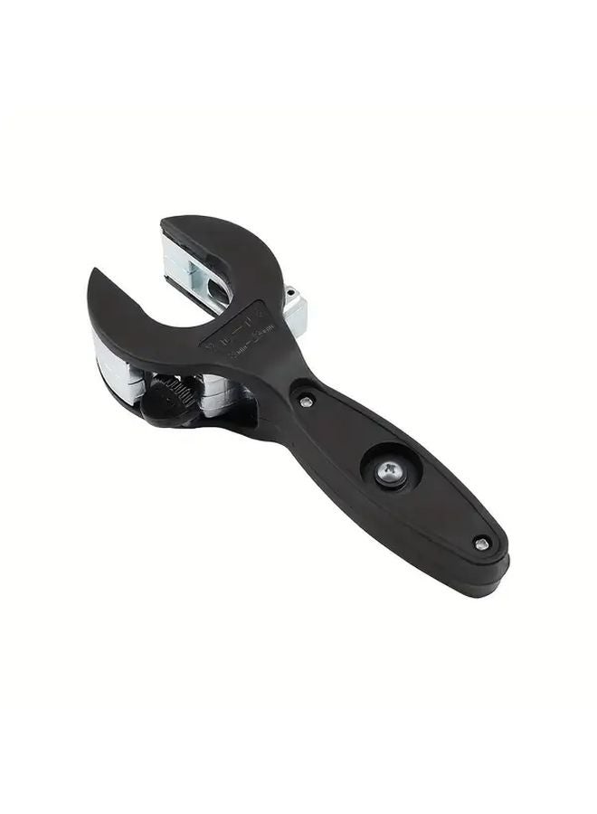 Black Ratchet Pipe Cutter Heavy Duty Steel Manual Tool For HVAC Pipes - Image 5