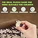 Aeekdook Wooden Puzzles for Kids Ages 46 Giraffe Puzzle 114 x 114 in 50 Piece Puzzles for Kids All Pieces Unique Shape Gifts for Boys Girls Toddlers Ages 35 24 Year Old - Image 4