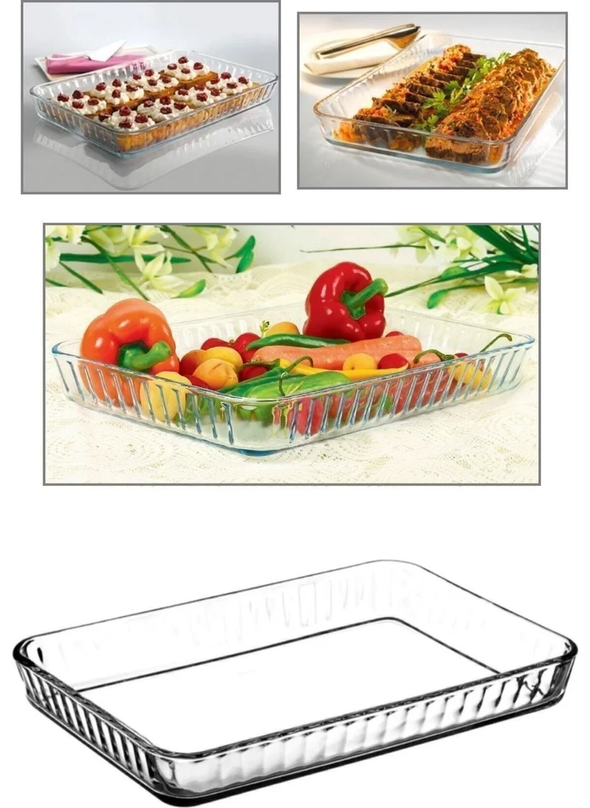 Paşabahçe Borcam Rectangular Tray