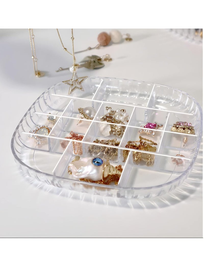 Generic Acrylic Jewelry Organizer Box, Clear Jewelry Storage Box with Lid for Necklaces, Rings, Earring Jewelry  - Image 4