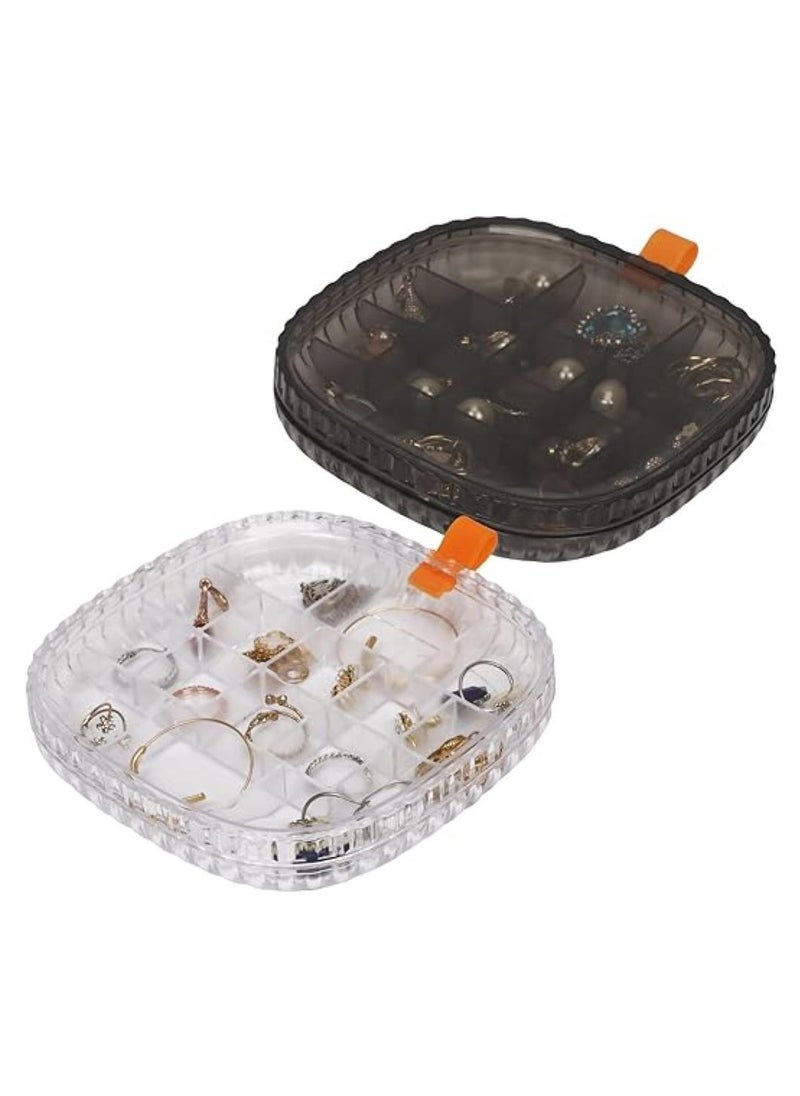 Generic Acrylic Jewelry Organizer Box, Clear Jewelry Storage Box with Lid for Necklaces, Rings, Earring Jewelry  - Image 1