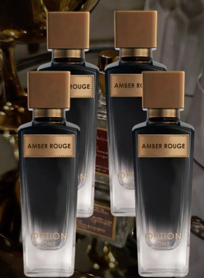 اوبشن ون 4 قطع عطر عنبر روج 75مل - Image 1