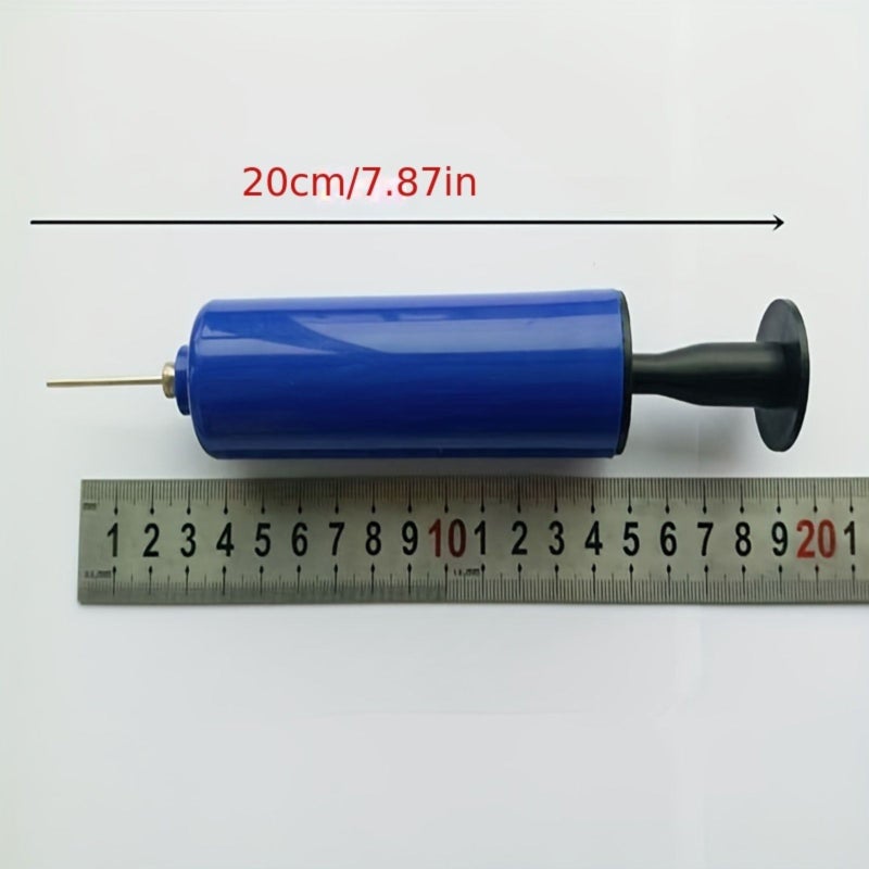 Blue Manual Air Pump 10pcs Inflator for Balls Bicycle Tires Air Mattress - Image 3