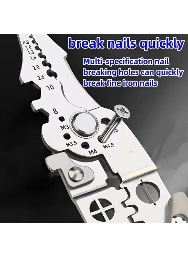 1 قطعة قاطعة أسلاك صناعية متينة مقبض مريح أداة كهربائية محترفة - Image 5