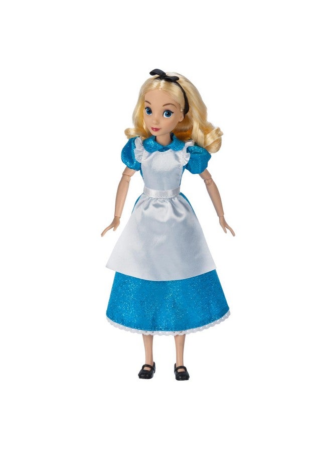 Disney Store Official Princess Classic Doll (Alice), 11 Inches, Includes Brush with Molded Details, Fully Posable Toy in Classic Outfit Princess Toys for Girls - Image 3