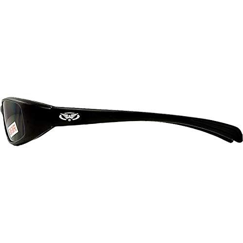 Global Vision New Attitude - Stylish Sunglasses - Smoke Lenses Black Frame - Image 3