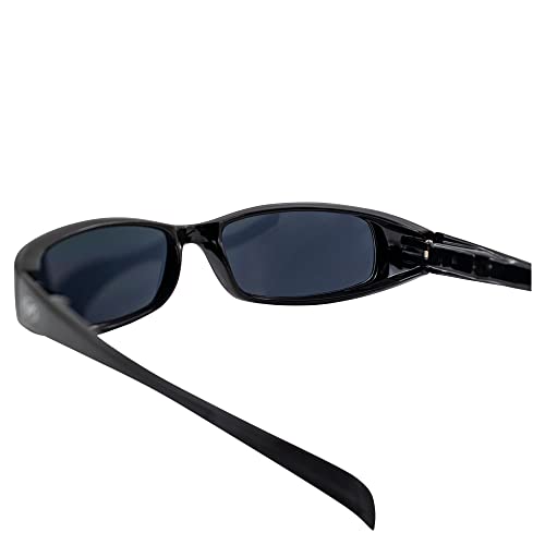 Global Vision New Attitude - Stylish Sunglasses - Smoke Lenses Black Frame - Image 5