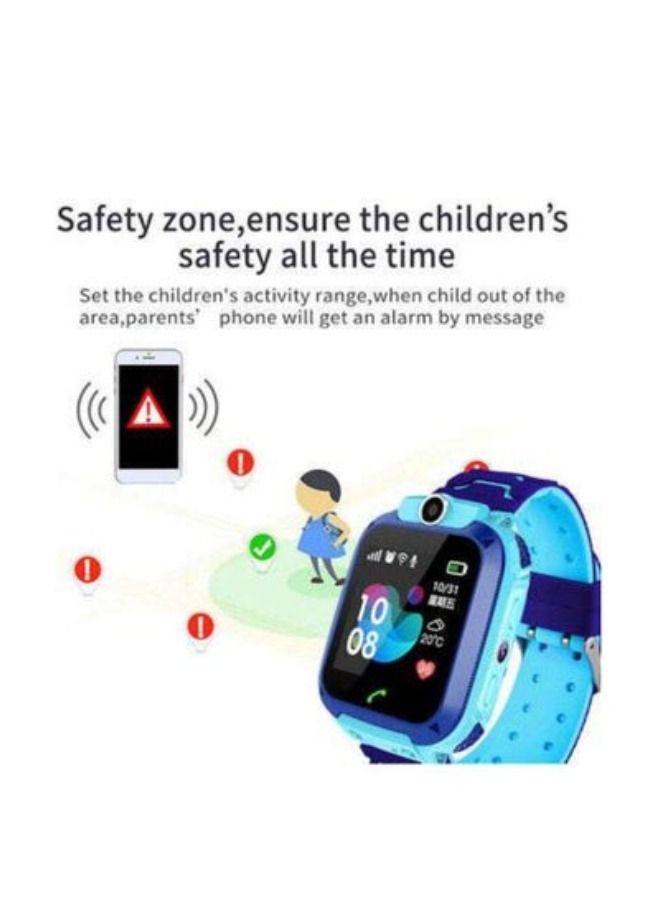 ACLIX Kids Phone Wrist Watch Smartwatch For Boys Girls With Sim Card Photo Waterproof GPS Tracker Child Kids Smart Watch Blue/Black/Purple Children's Smart Watch - Image 4