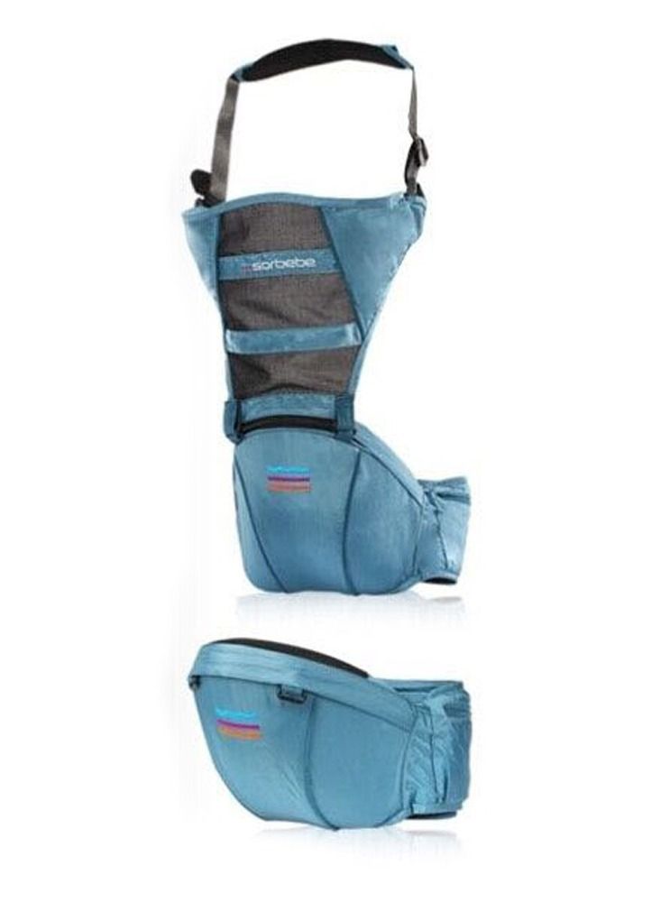 إيه جي دي حقيبة ظهر رائعة للأطفال تحمل على شكل كنغر سلامة الطفل المريحة - أزرق - Image 3