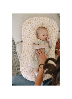 Konssy Konssy 2 Pack Baby Lounger Cover, Stretchy and Soft Newborn Lounger Cover, Infant Lounger Slipcover for Boys Girls, Covers Only (Pink Spring,Pink)  - Image 2