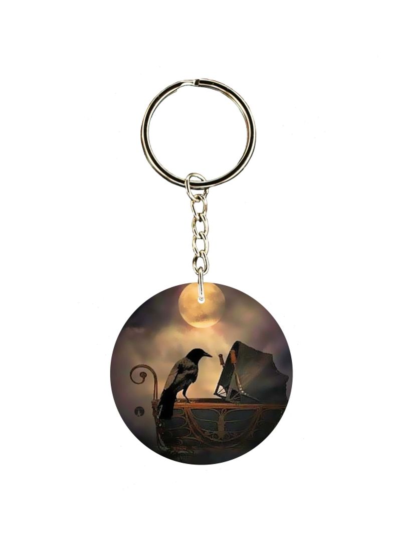 RKN Crow Printed Keychain