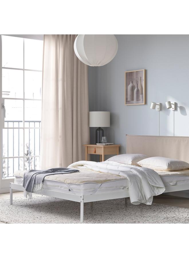 erorex Mattress protector, beige/blue, 160x200 cm - Image 5