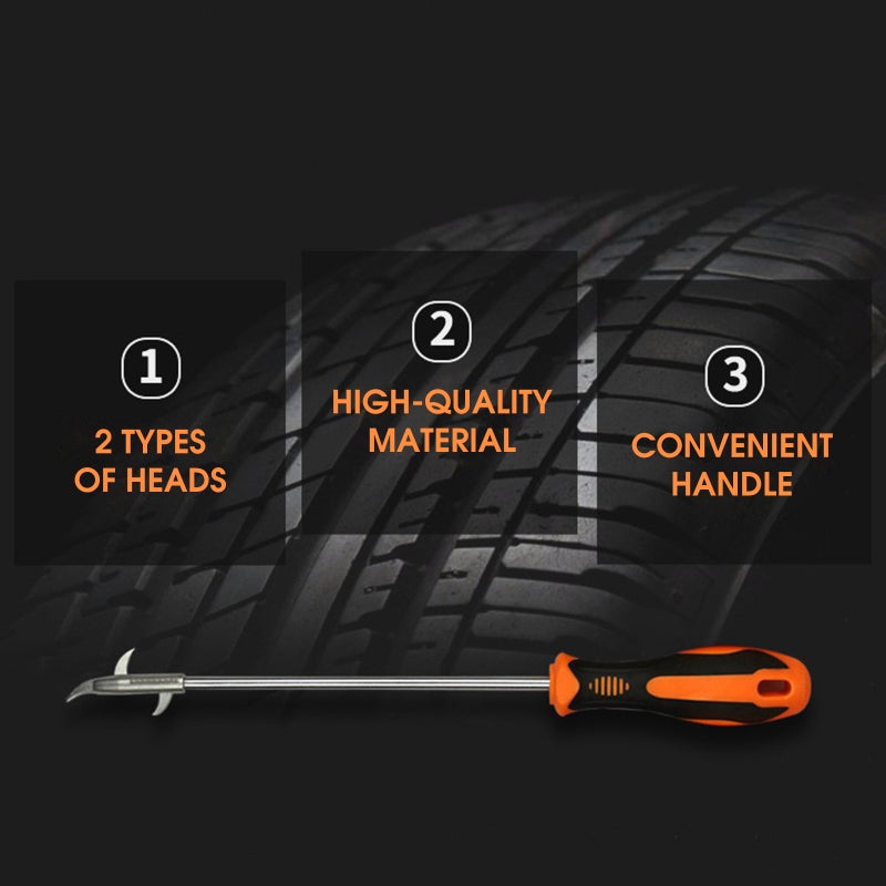 Car Tire Cleaning Hook With Screwdriver Storage Bag Stone Cleaning Tool Picking Hook Tire Tools Auto Tyre Protector Repair Tools - Image 5